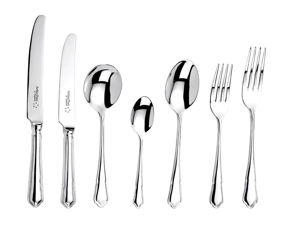 Arthur Price Cutlery Canteen Set Dubarry 44 Piece Silver Plated