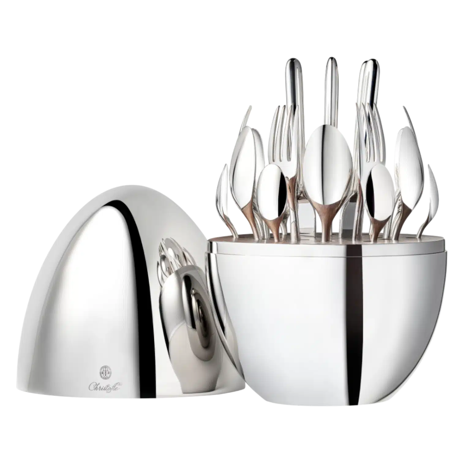 Christofle MOOD カトラリー24本セット 新品未開封 Christofle Mood Silver Plated 24 Piece Set – Spilhaus