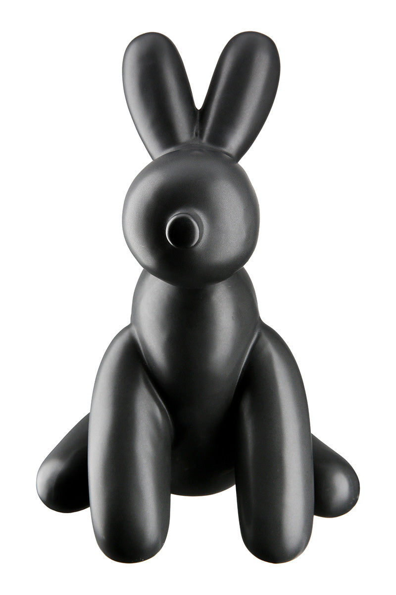 Black Gilde Figure Balloon Dog Lotte collectible sculpture displayed on a neutral background.