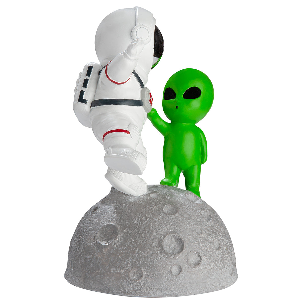 Gilde astronaut alien Noko resin figure in grey and green, detailed sci-fi collectible with alien and astronaut features.