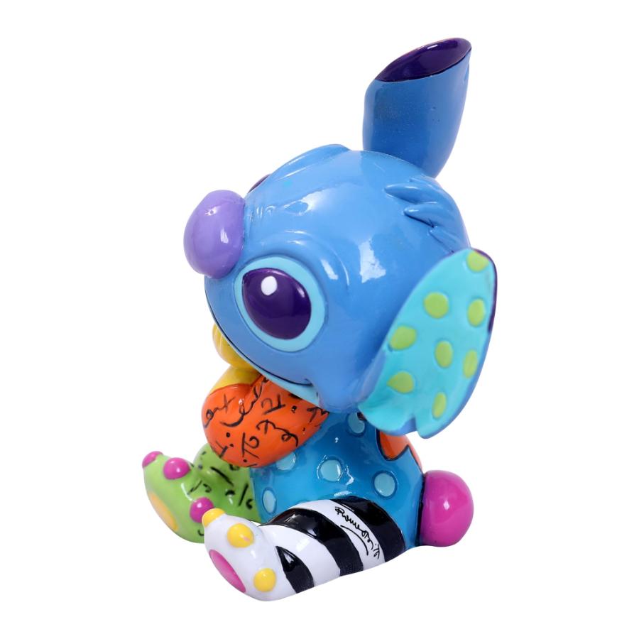 Disney Stitch mini figurine by Spilhaus, detailed plush toy with expressive facial features and vibrant colors.
