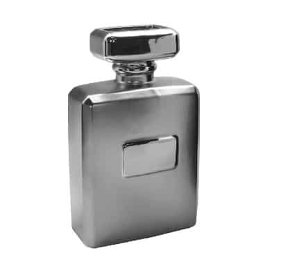 Silver Gilde Milan Ceramics vase, 22cm tall, with a sleek, modern design and smooth finish, perfect for decorative displays.
