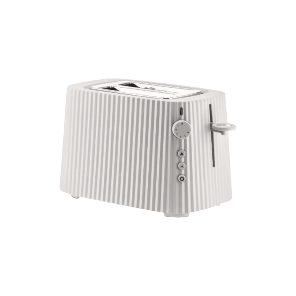 Alessi 2 Slice Toaster Plisse White -Alessi