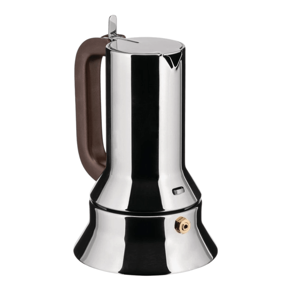 Alessi 9090 Perforated Handle Espresso Maker 3 Cup -Alessi