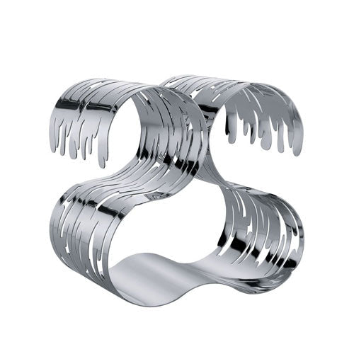 Alessi Bottle Rack Barkcellar (Stainless Steel)(19cm) -Alessi