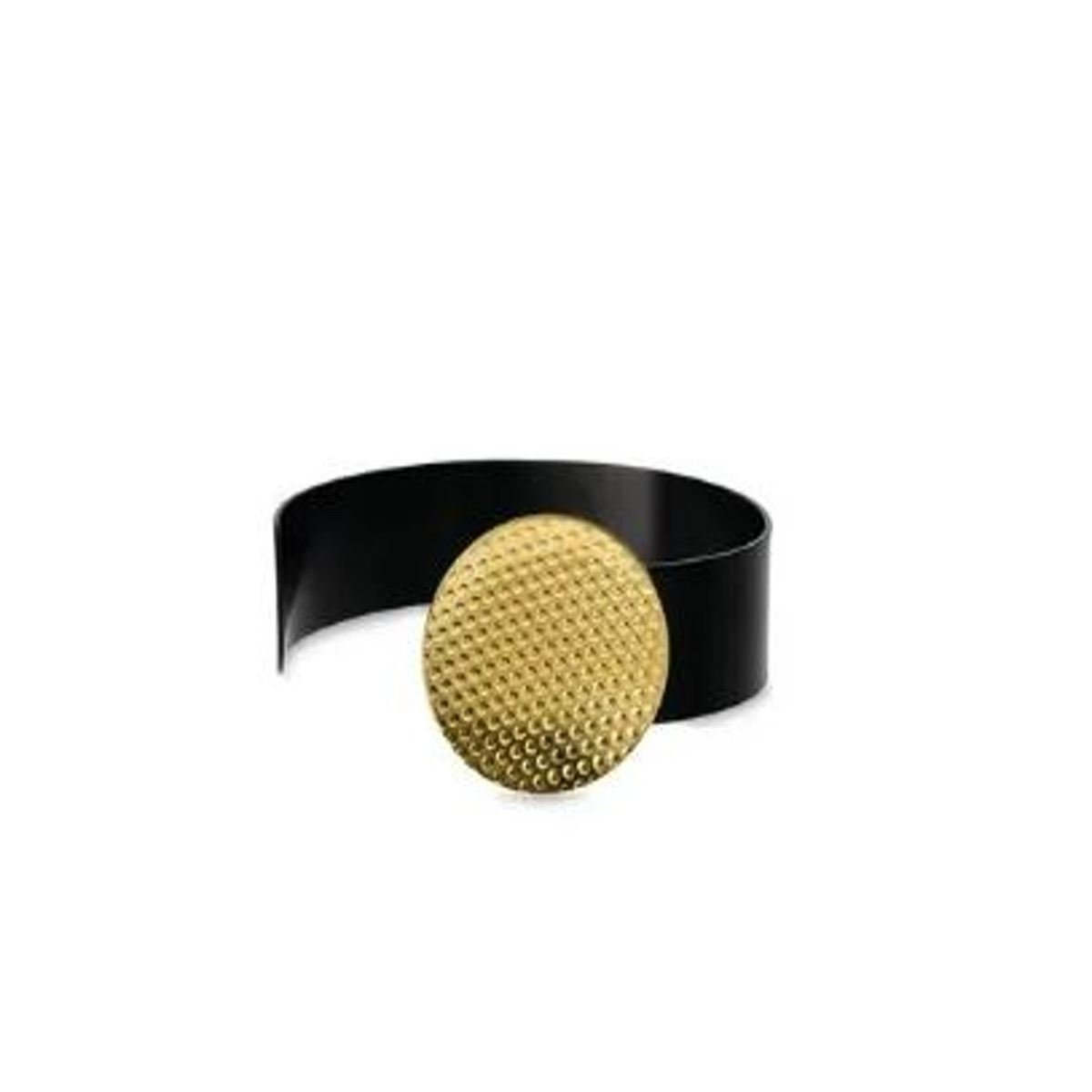 Alessi Bracelet Acta Hypoallergenic PVD Gold and Black -Alessi