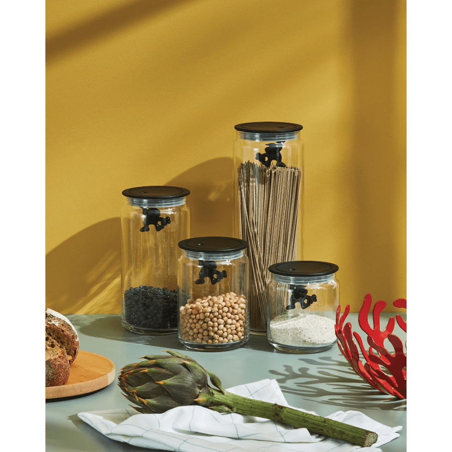 Alessi Container Gianni Black 12cm -Alessi
