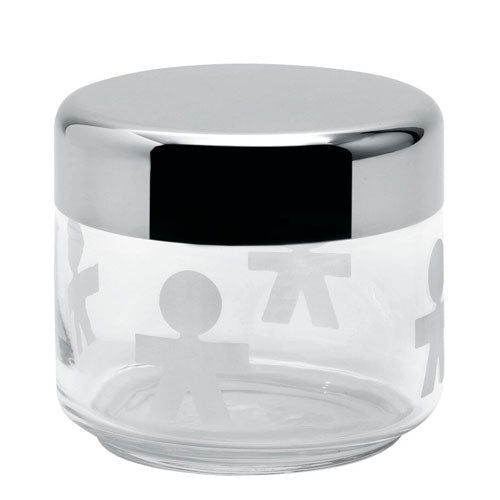 Alessi Container Girotondo (Clear White)(9.3cm) -Alessi