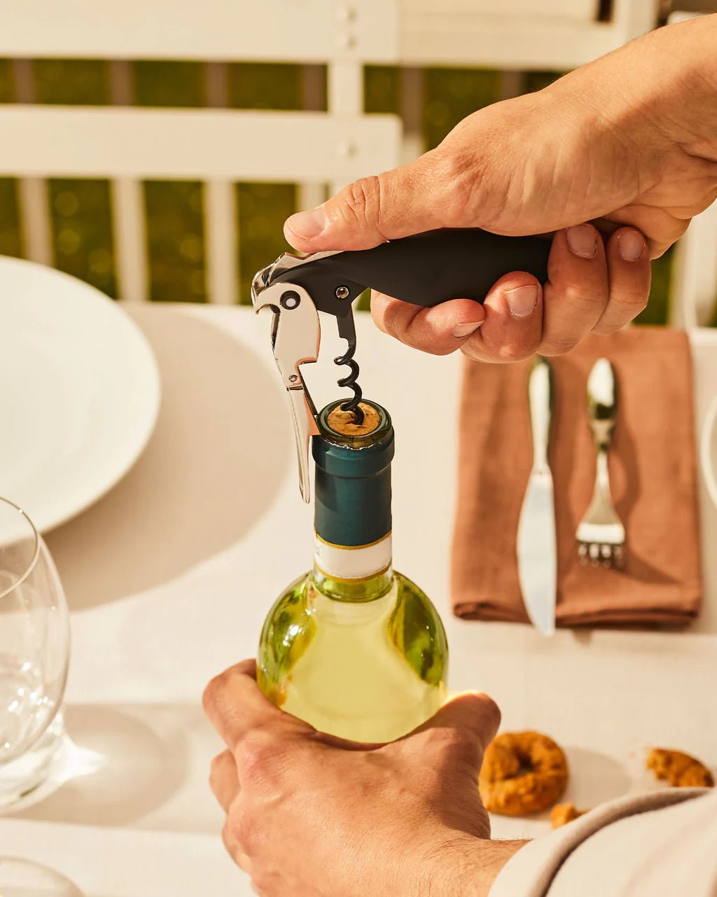 Alessi Corkscrew Parrot (Black)(13cm) -Alessi