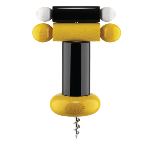 Alessi Corkscrew Yellow/Black/Red -Alessi