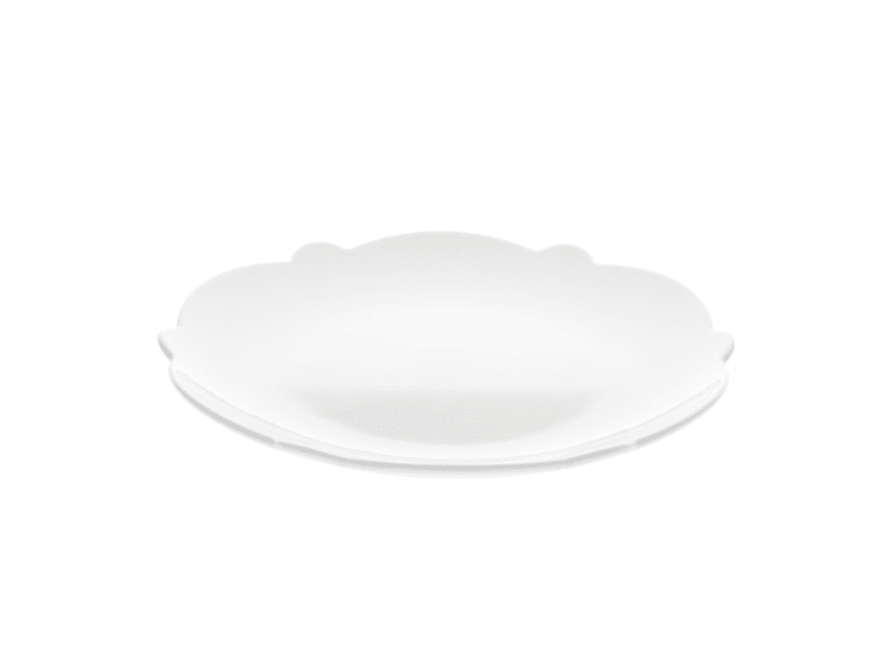 Alessi Dessert Plate Dressed Porcelain -Alessi