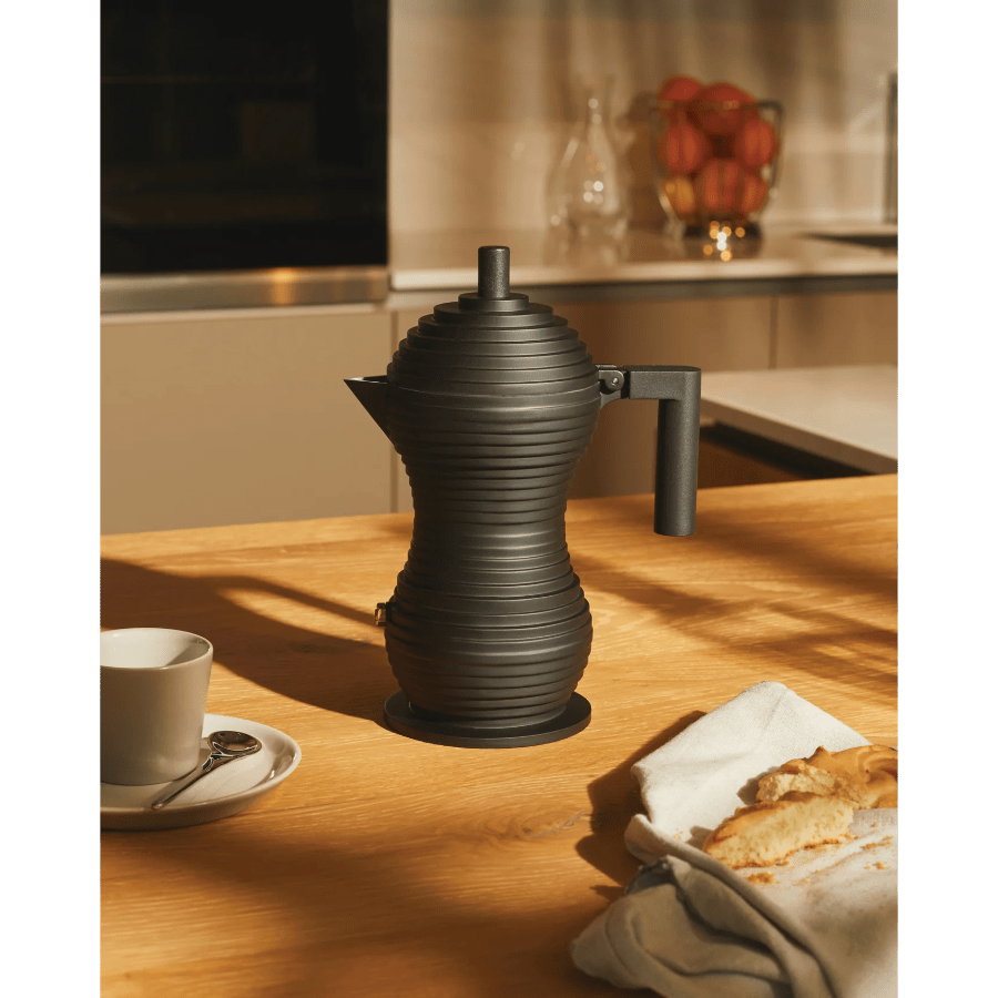 Alessi Espresso Maker Pulcina All Black -Alessi