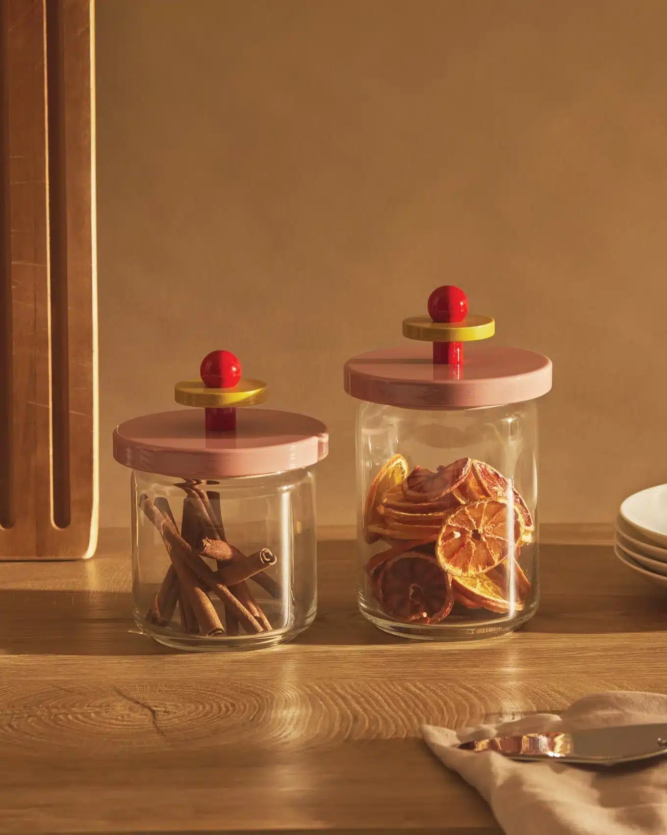 Alessi Jar Pink/Red/Yellow 17cm -Alessi
