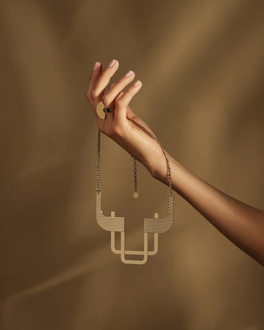 Alessi Necklace Trama Hypoallergenic PVD God -Alessi