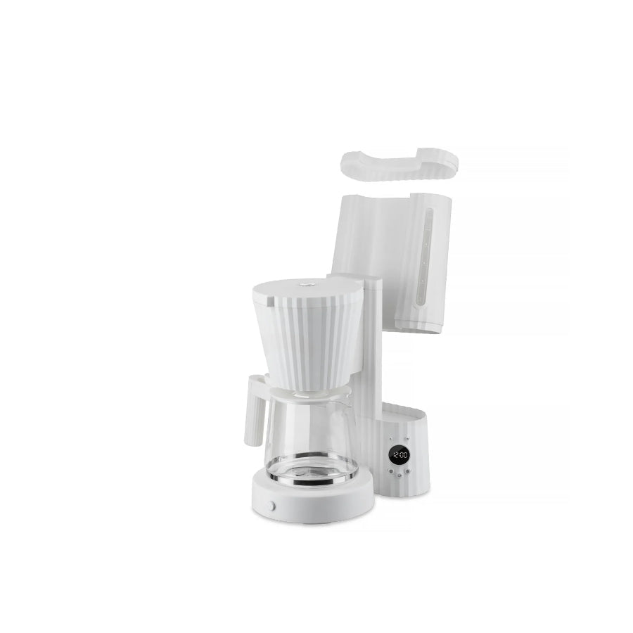 Alessi Plissé Coffee Maker White -Alessi