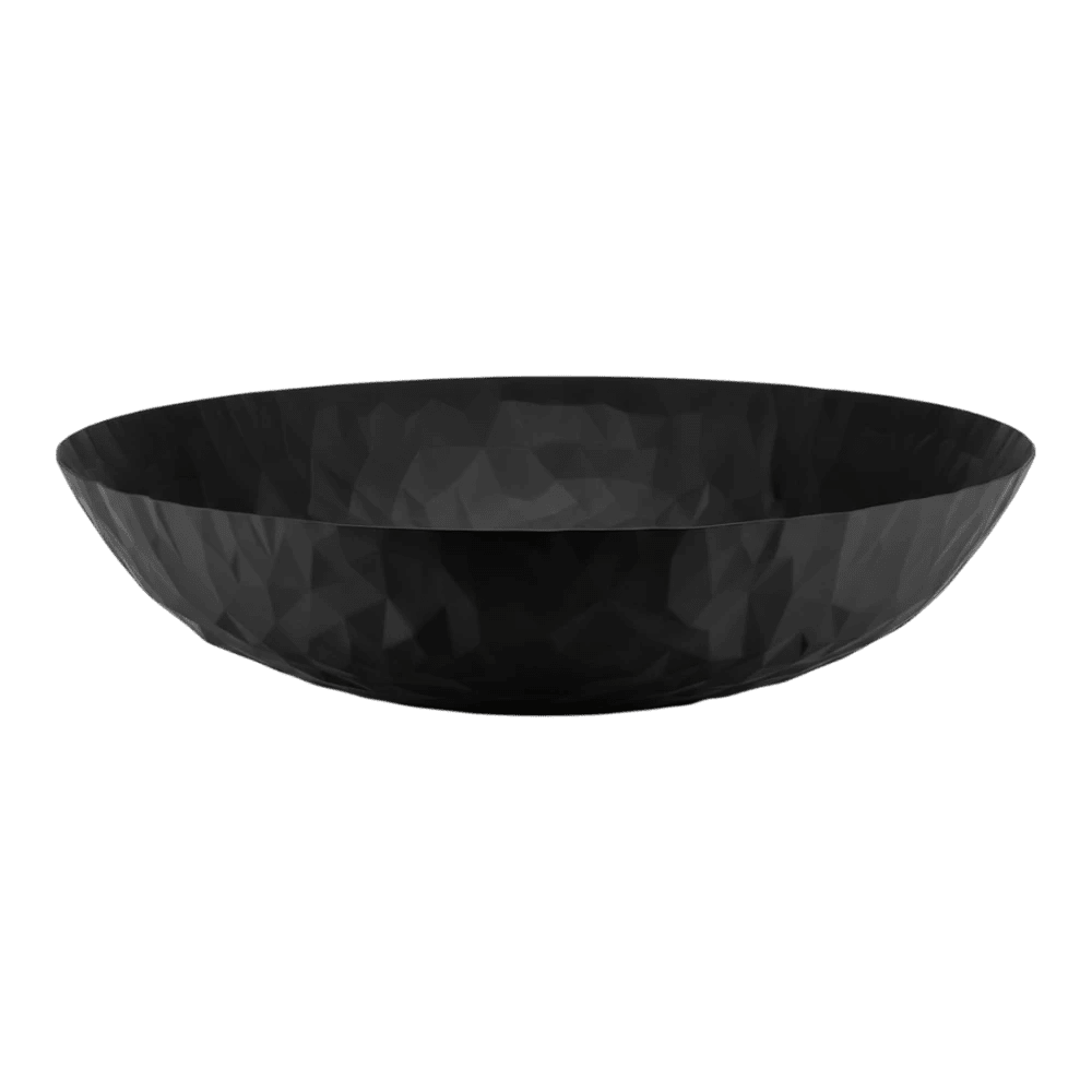 Alessi Round Tray Texture Black 35cm -Alessi