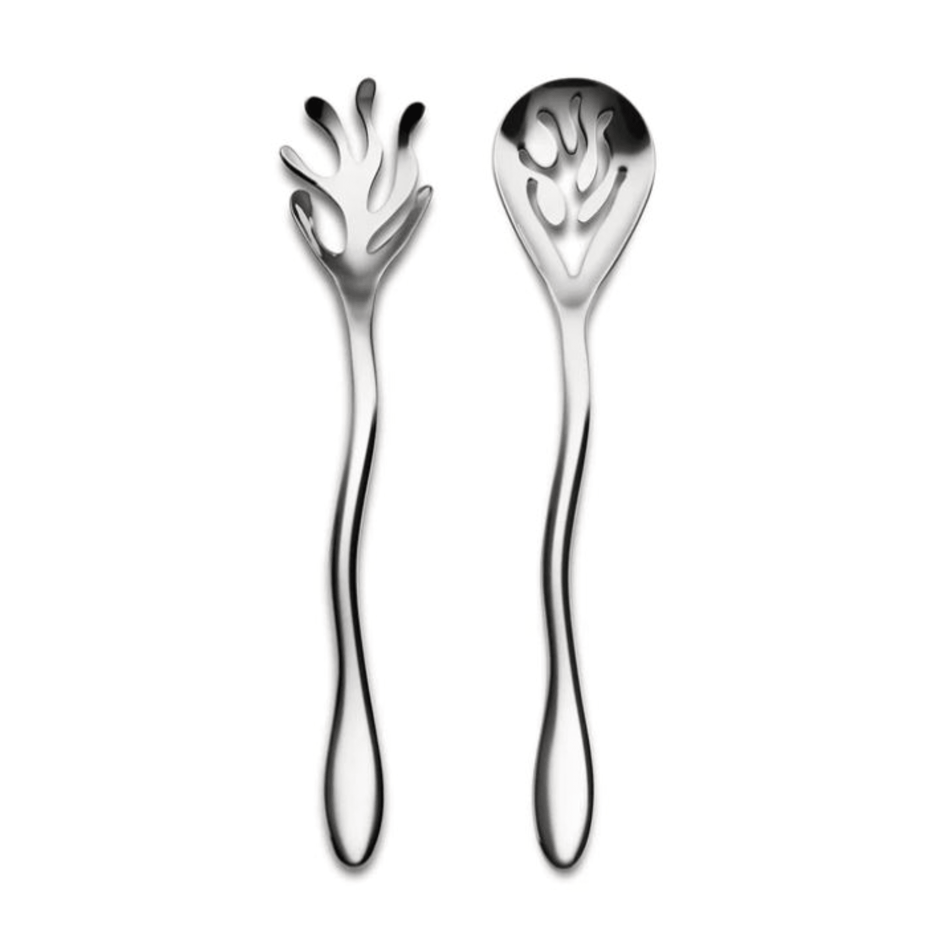 Alessi Salad Set Mediterraneo Stainless Steel -Alessi