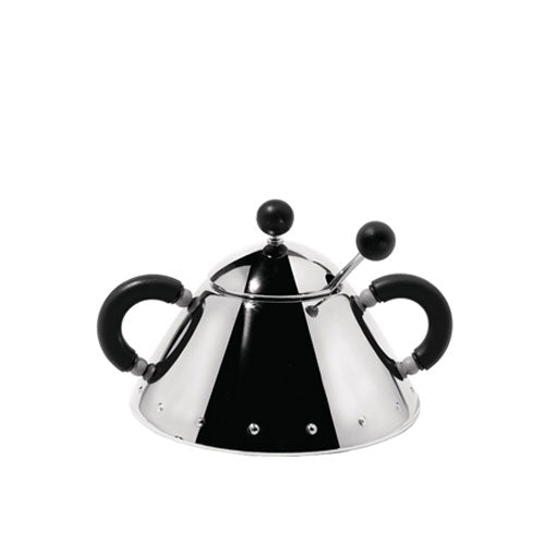 Alessi Sugar Bowl Michael Graves (Black)(20cl) -Alessi