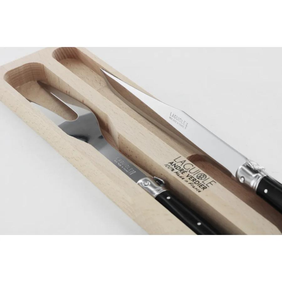 Andre Verdier Carving Set, Set of 2 - Black -Verdier
