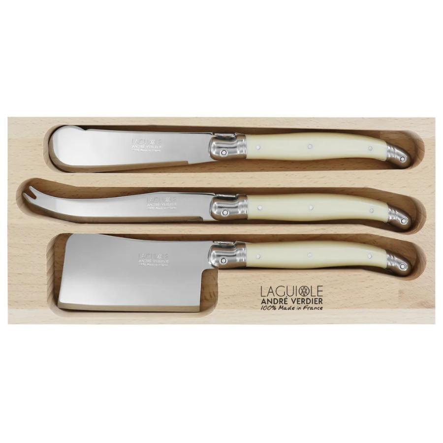 Andre Verdier Cheese Set, Set of 3 - Ivory -Verdier
