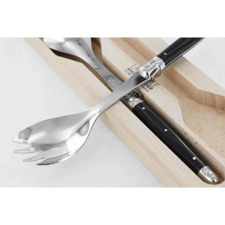 Andre Verdier Salad Server Set, Set of 2 - Black -Verdier