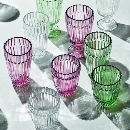 ARCHIE Glass Pink 420ml Set of 6 -United Tables