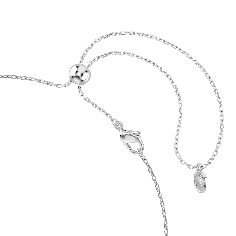 Ariana Grande x Swarovski choker, Mixed cuts, Flower, Multicolored, Rhodium plated -Swarovski
