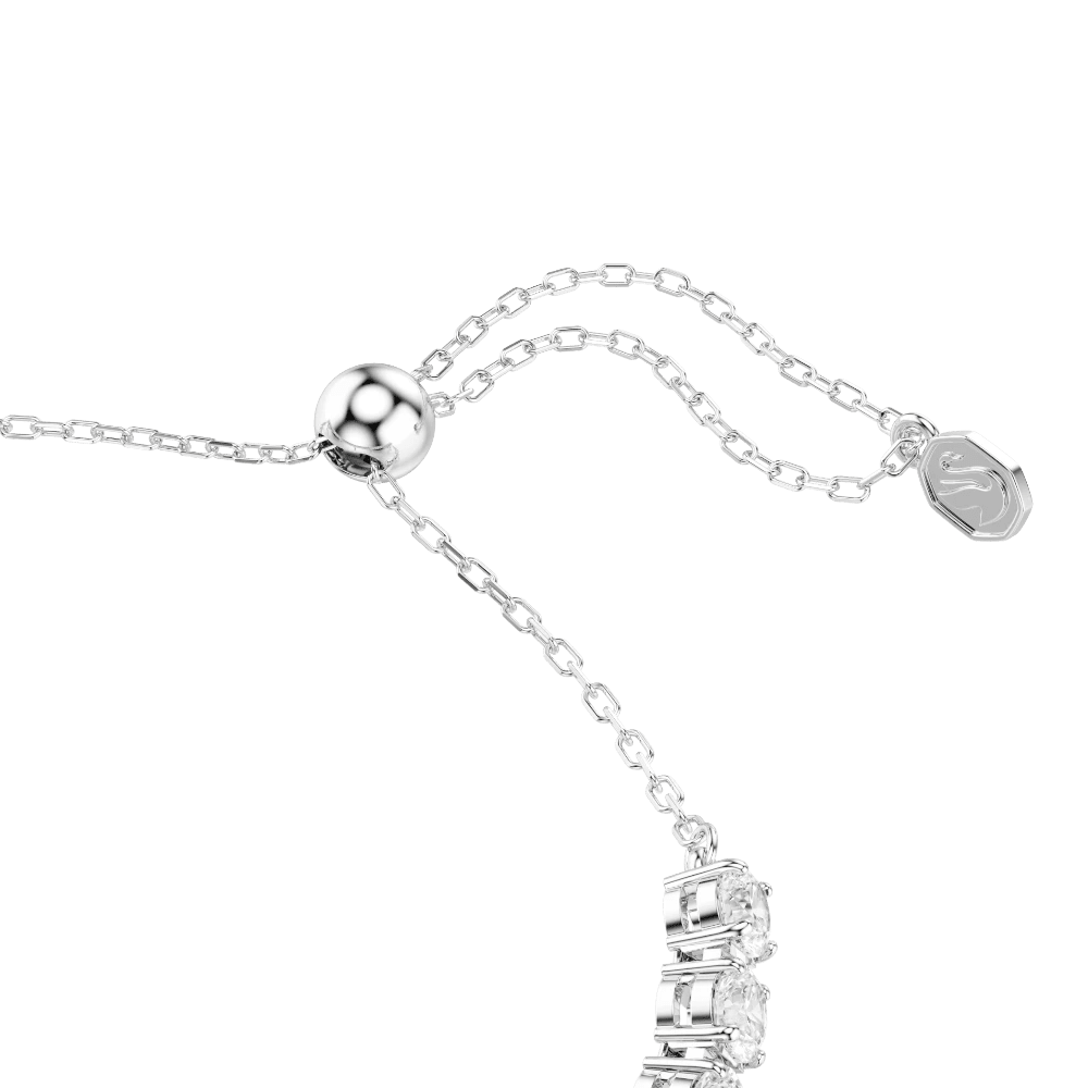 Ariana Grande x Swarovski Tennis bracelet, Mixed cuts, Multicolored, Rhodium plated -Swarovski