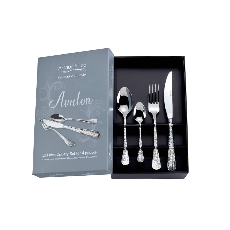 Arthur Price Avalon Stainless Steel 16 Piece Box Set -Arthur Price