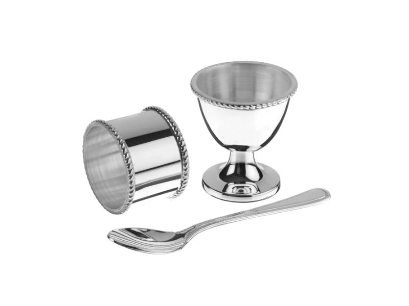 Arthur Price Child Egg Cup Napkin Ring & Spoon Bead (Set Of 3) -Arthur Price
