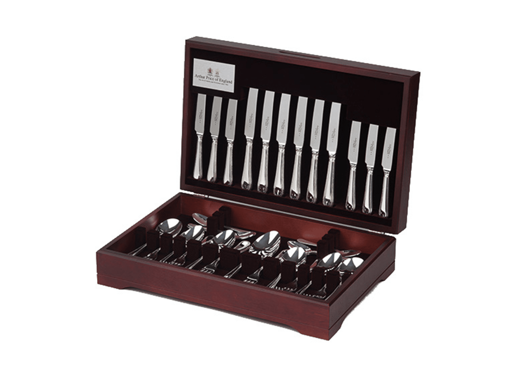 Arthur Price Cutlery Canteen Set Dubarry 44 Piece Stainless Steel -Arthur Price