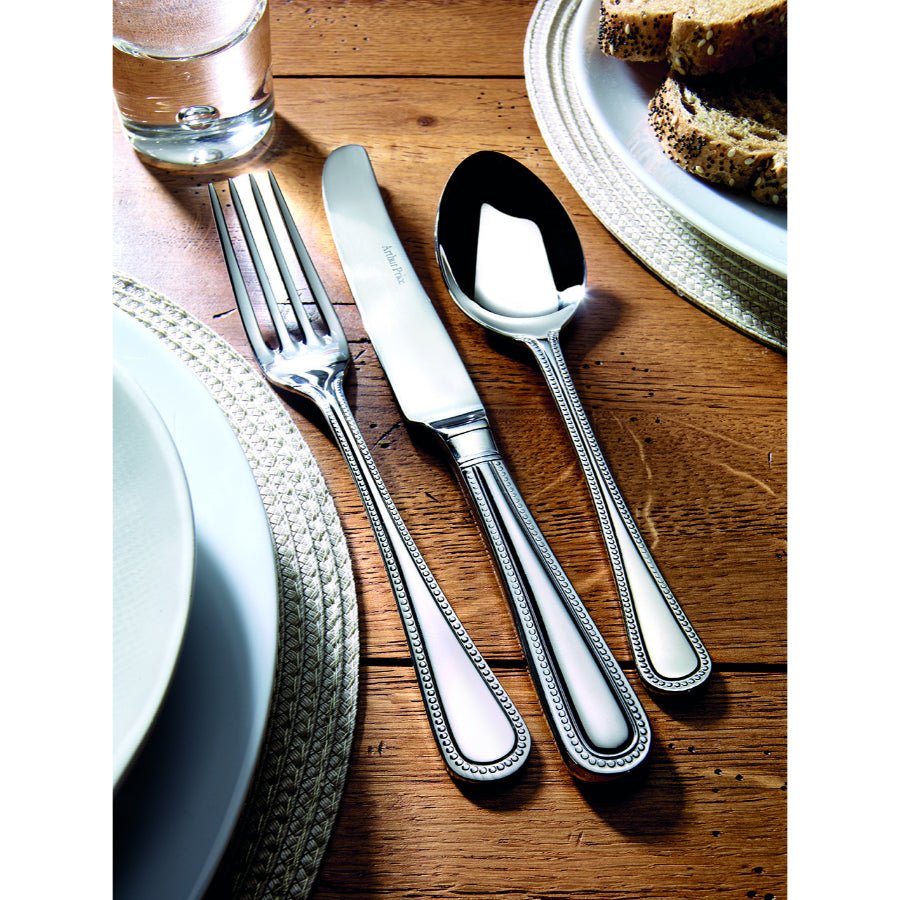 Arthur Price Cutlery Set Bead 44 Piece Box Set Stainless Steel -Arthur Price