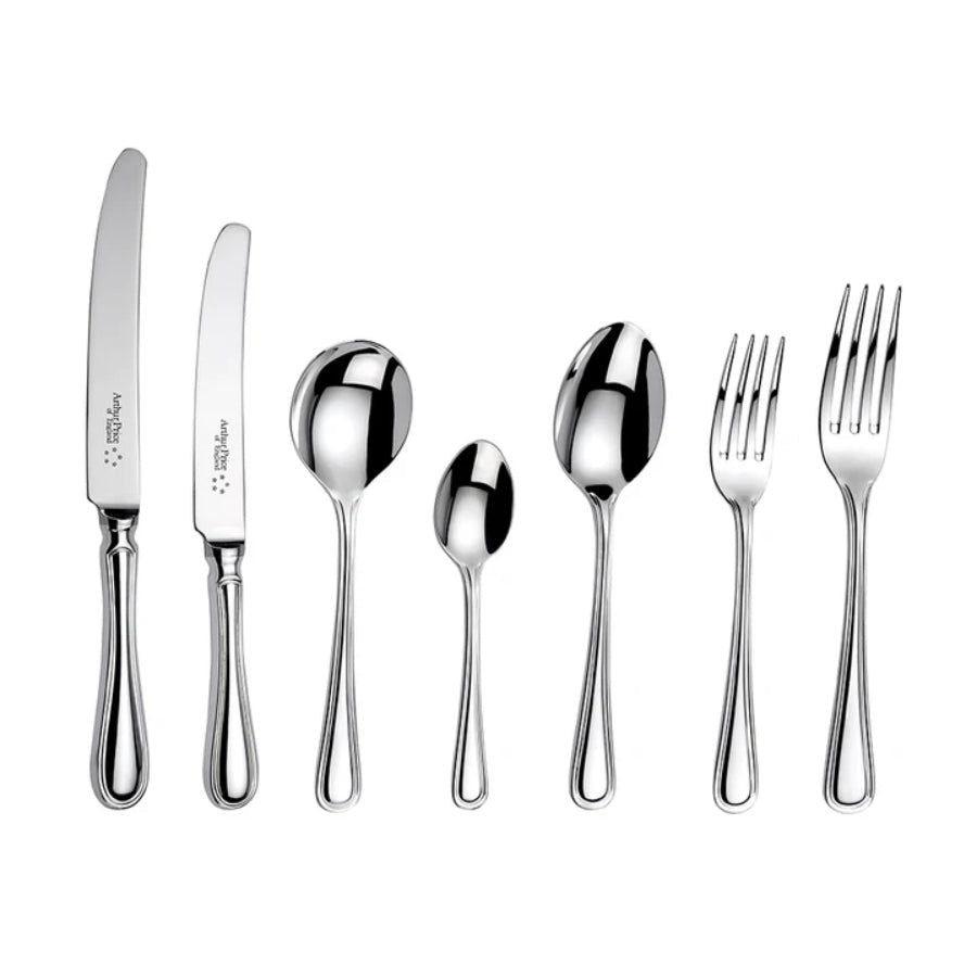 Arthur Price Cutlery Set Britannia 44 Piece Stainless Steel Box Set -Arthur Price