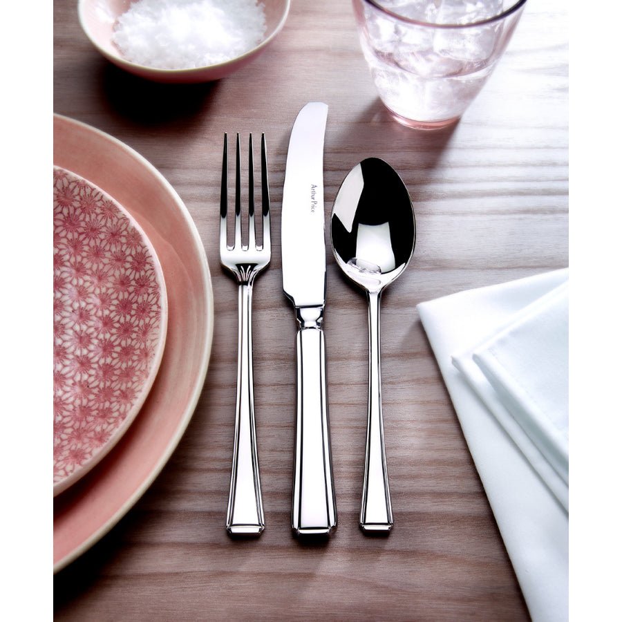 Arthur Price Cutlery Set Harley 124 Piece Stainless Steel -Arthur Price