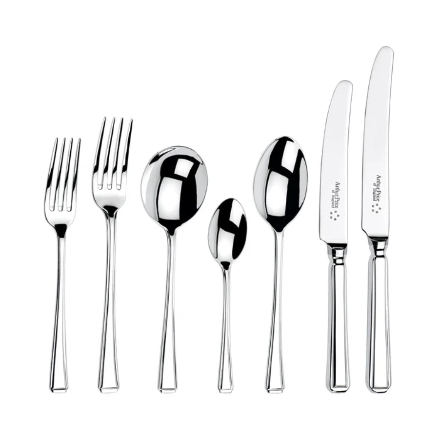 Arthur Price Cutlery Set Harley 44 Piece Box Set Stainless Steel -Arthur Price