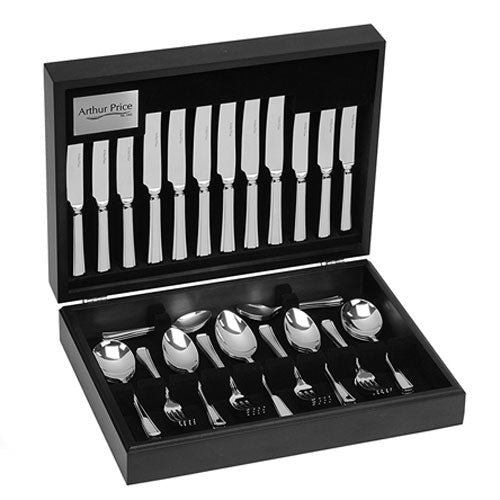 Arthur Price Cutlery Set Harley 88 Piece Stainless Steel -Arthur Price