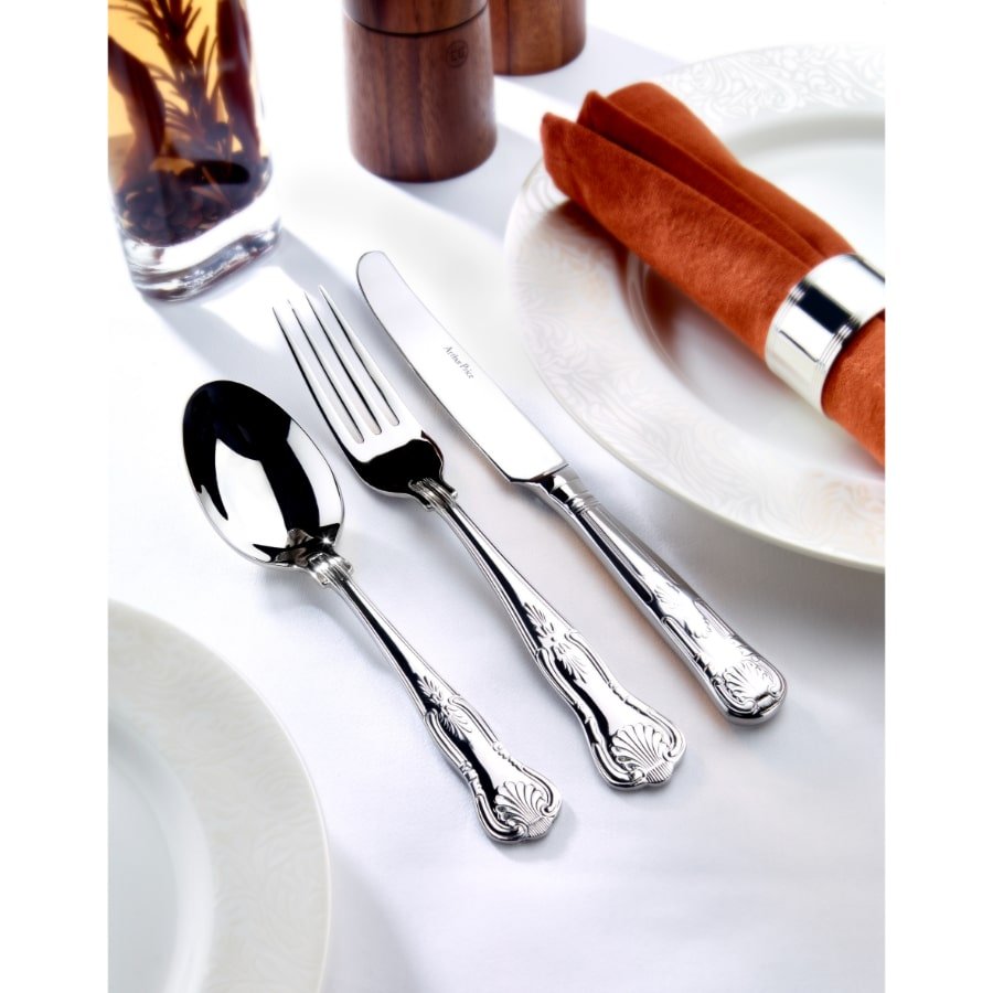 Arthur Price Cutlery Set Kings 32 Piece Boxed Stainless Steel -Arthur Price