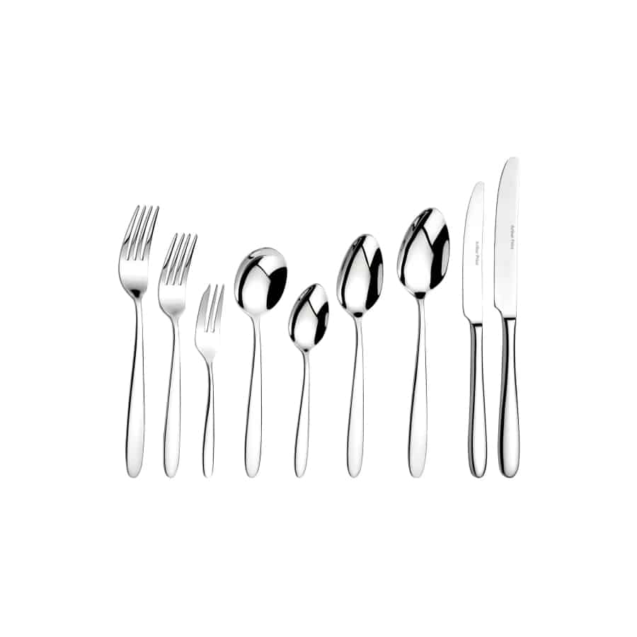 Arthur Price Cutlery Set Pure 76 Piece Boxed Stainless Steel -Arthur Price