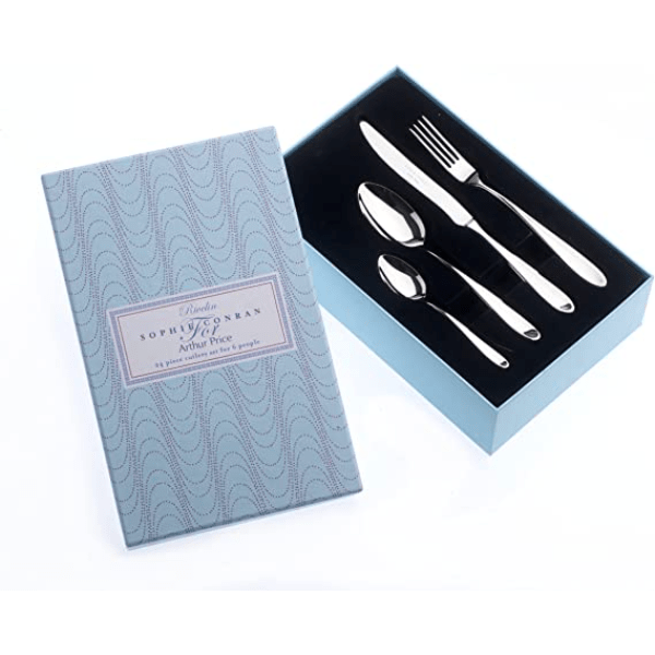 Arthur Price Cutlery Set Rivelin 24 Piece Box Stainless Steel -Arthur Price
