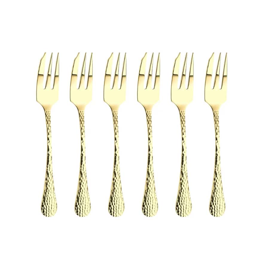 Arthur Price Pastry Fork Champagne Avalon Set Of 6 -Arthur Price