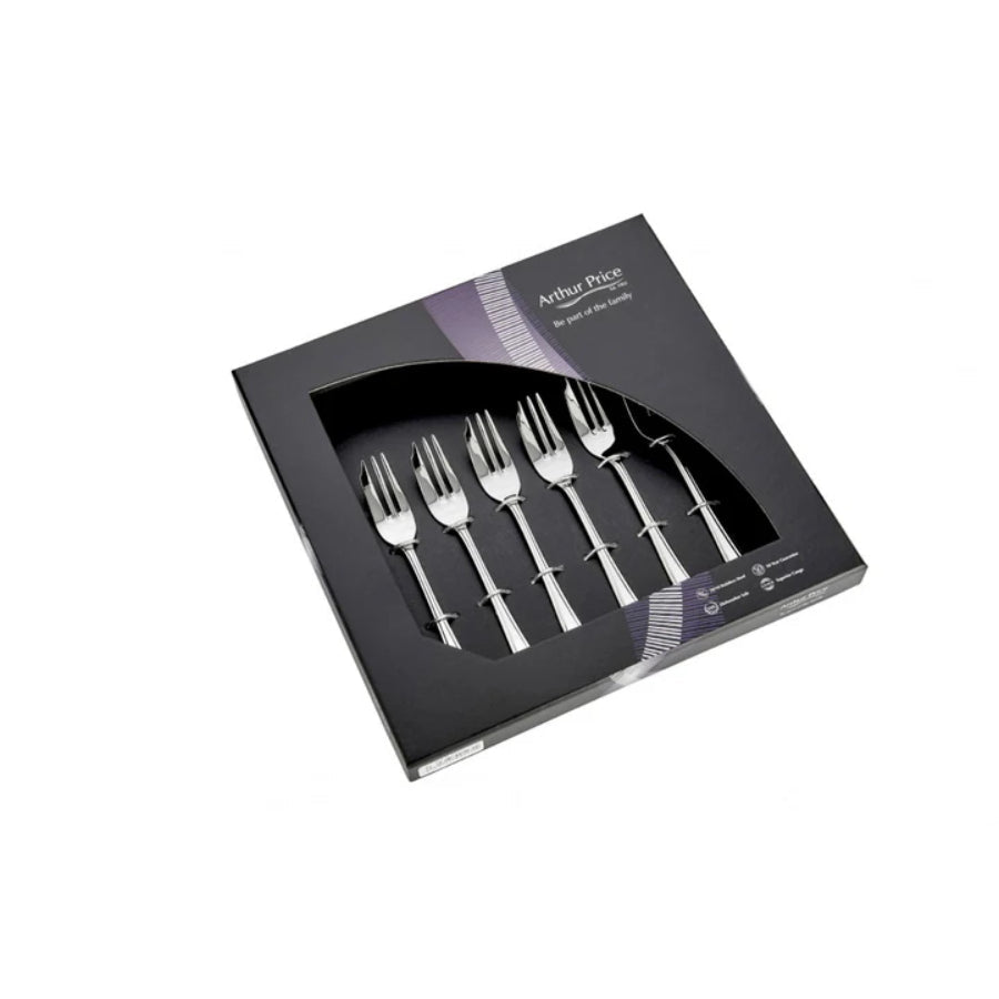 Arthur Price Pastry Fork Harley Set Of 6 -Arthur Price