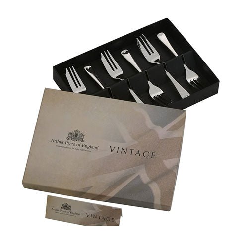 Arthur Price Pastry/Cake Forks Vintage English (Set Of 6) -Arthur Price
