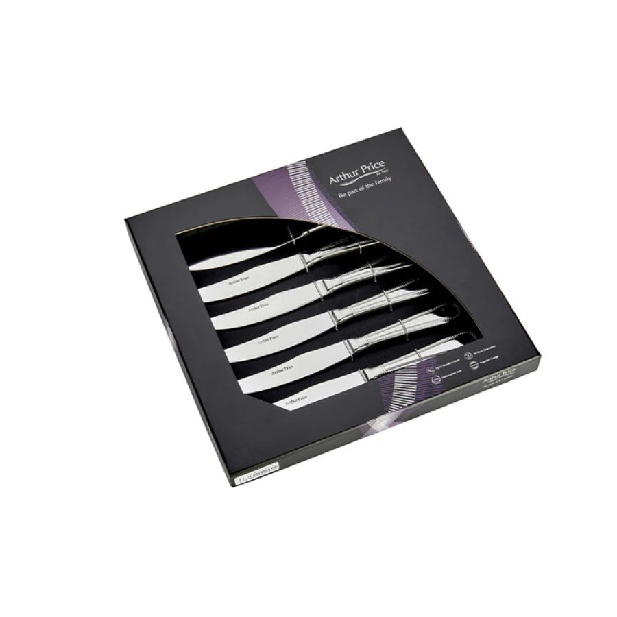 Arthur Price Steak Knives Bead Set Of 6 -Arthur Price