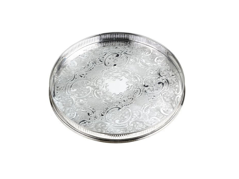 Arthur Price Tray Gallery Round Embossed -Arthur Price