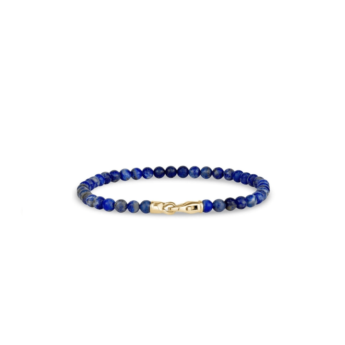 ARZ 4mm Lapris Bead Bracelet -ARZ Steel