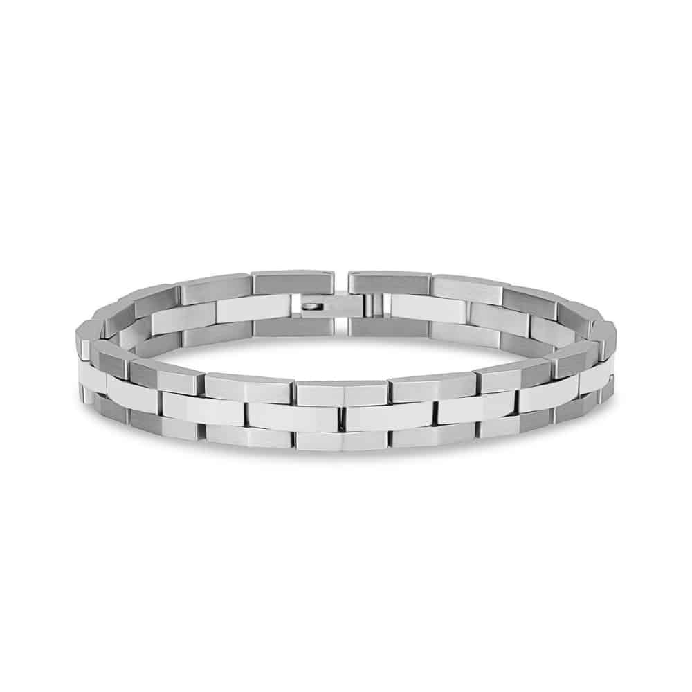 ARZ Bracelet 8mm Steel Link -ARZ Steel
