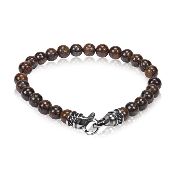 ARZ Bracelet Bead Brown -ARZ Steel