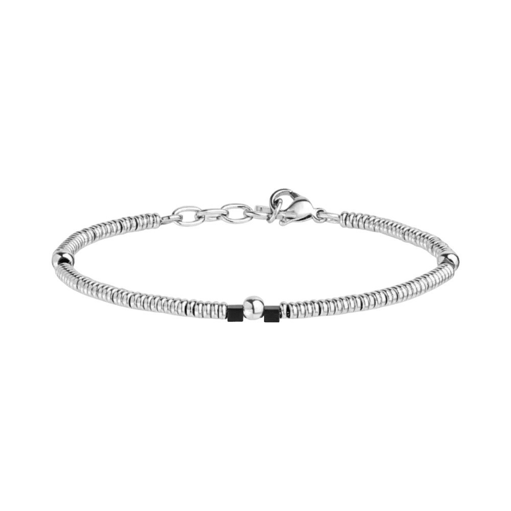 ARZ Minimalist Steel Rings Bracelet -Spilhaus