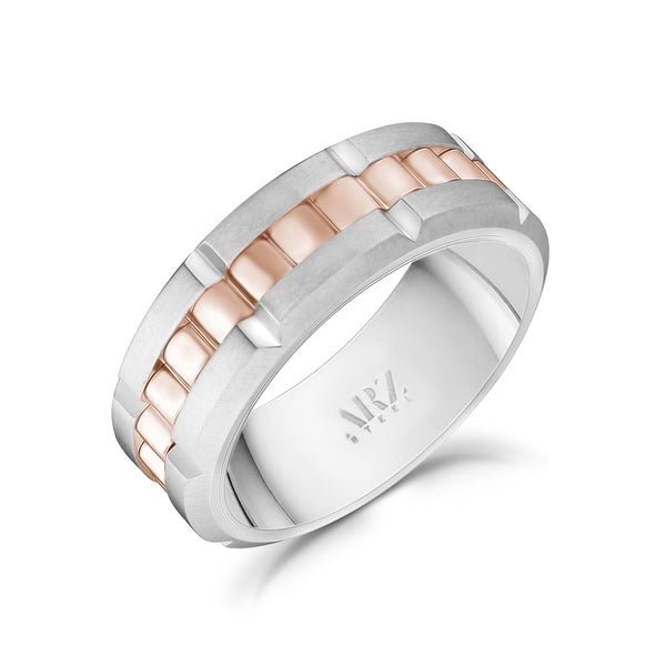 ARZ Ring Matte & Shiny Steel -ARZ Steel