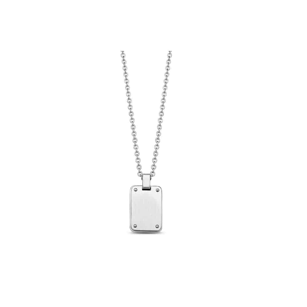 ARZ Small Matte Steel Dog Tag -ARZ Steel